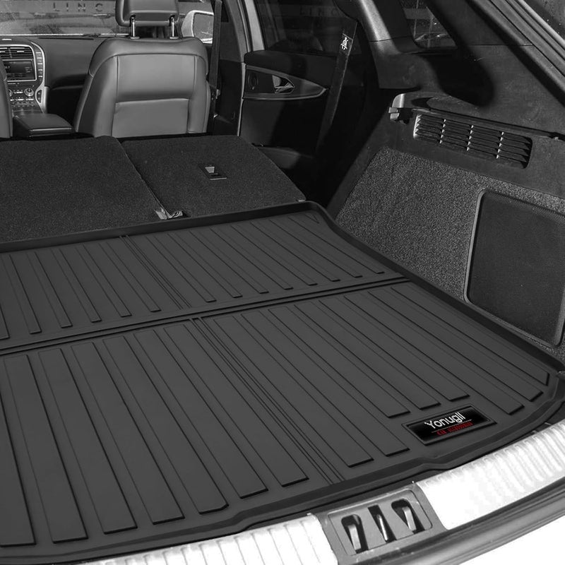 Yonugli Custom for 2007-2014 Ford Edge/2007-2015 Lincoln MKX Cargo Mats Trunk Liner All Weather TPE Protection Mat Accessories (for 2007-2014 Ford Edge/2007-2015 Lincoln MKX) - Image 3